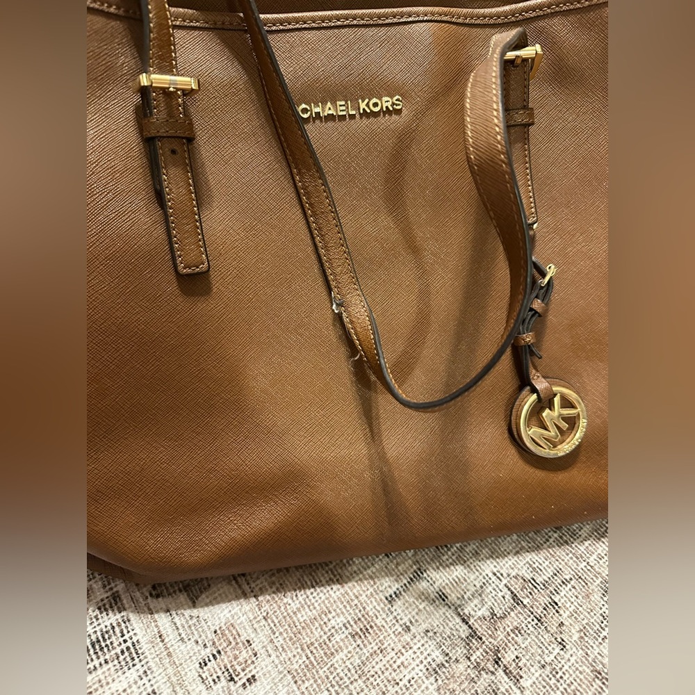 Michael Kors Tan Leather Tote